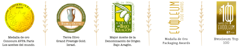 Aceite de oliva Zaragoza premios Aceite de oliva Zaragoza