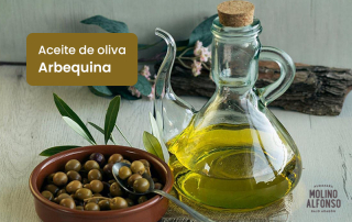 aceite de oliva de tipo arbequina