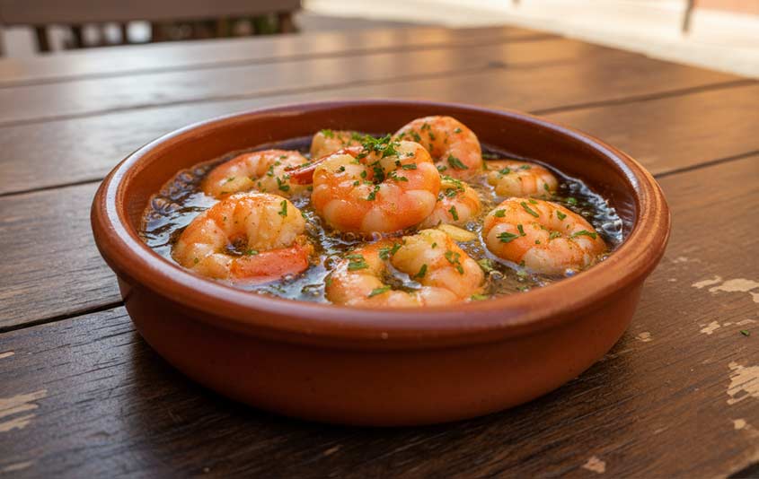 aperitivo con aceite de oliva de Belchite