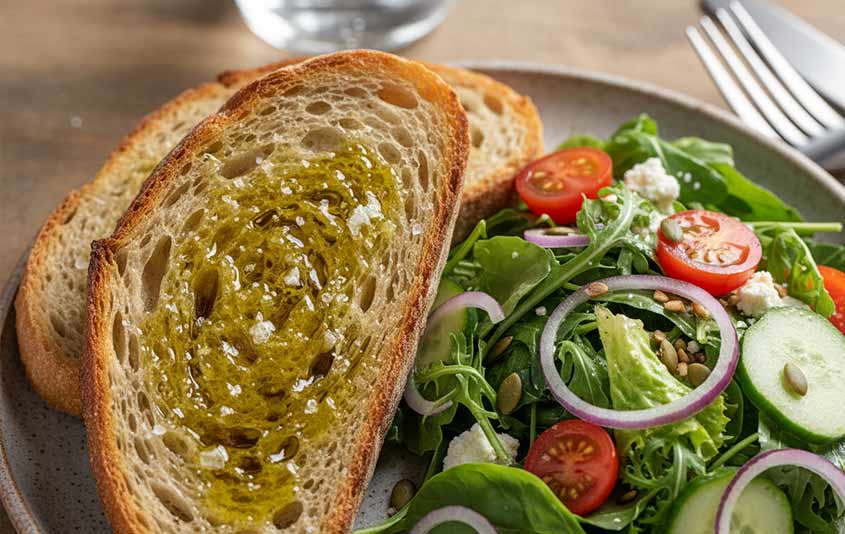 Aceites para ensaladas y tostadas