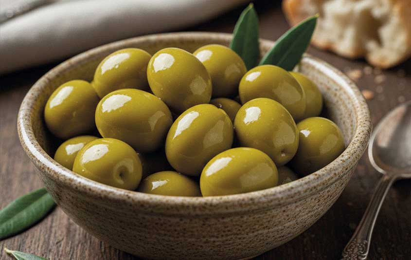 aceituna verde recoleccion temprana