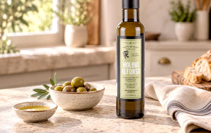 Aceite de oliva virgen extra Molino Alfonso del Bajo Aragón
